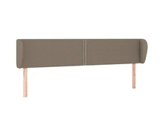 Galvūgalis su auselėmis,taupe spalvos,203x23x78/88 cm, audinys