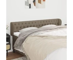 Galvūgalis su auselėmis,taupe spalvos,203x23x78/88 cm, audinys