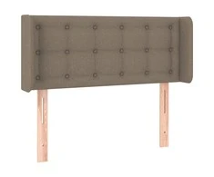 Galvūgalis su auselėmis,taupe spalvos,83x16x78/88cm, audinys