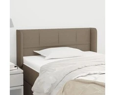 Galvūgalis su auselėmis,taupe spalvos,93x16x78/88cm, audinys