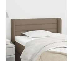 Galvūgalis su auselėmis,taupe spalvos,93x16x78/88cm, audinys