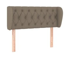 Galvūgalis su auselėmis,taupe spalvos,93x23x78/88cm, audinys