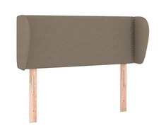 Galvūgalis su auselėmis,taupe spalvos,93x23x78/88cm, audinys