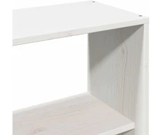 Galvūgalis su daiktų laikymo vieta, baltas, 160cm, pušis