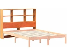Galvūgalis su daiktų laikymo vieta, rudas, 120cm, pušis