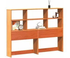 Galvūgalis su daiktų laikymo vieta, rudas, 150cm, pušis