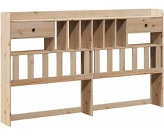 Galvūgalis su daiktų laikymo vieta, rudas, 75cm, pušis