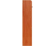 Galvūgalis su daiktų laikymo vieta, rudas, 140cm, pušis