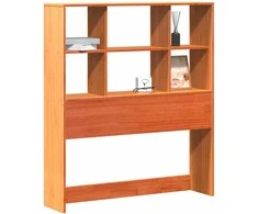 Galvūgalis su daiktų laikymo vieta, rudas, 100cm, pušis