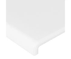 Galvūgalis su LED, baltos spalvos, 90x5x118/128 cm