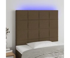 Galvūgalis su LED, tamsiai rudos spalvos, 100x5x118/128cm