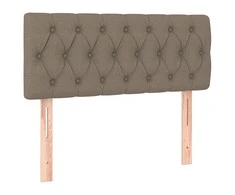 Galvūgalis, taupe spalvos, 90x7x78/88 cm, audinys