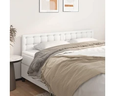 Galvūgalis,2vnt., baltos spalvos, 90x5x78/88cm, dirbtinė oda