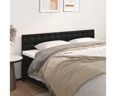 Galvūgalis,2vnt., juodos spalvos, 90x5x78/88cm, dirbtinė oda