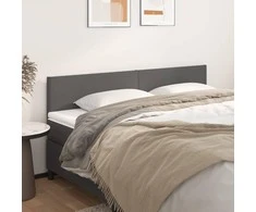Galvūgalis,2vnt., pilkos spalvos, 90x5x78/88cm, dirbtinė oda