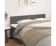 Galvūgalis,2vnt., pilkos spalvos, 90x5x78/88cm, dirbtinė oda
