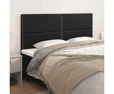 Galvūgalis,4vnt., juodos spalvos, 90x5x78/88cm, dirbtinė oda