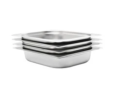 Gastronorm indai, 4 vnt., nerūdijantis plienas