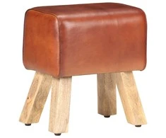 Gimnastikos arklys, rudas, 38cm, tikra oda ir mango masyvas
