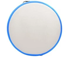 Gimnastikos kilimėlis su pompa, mėlynas, 100x100x15cm, PVC