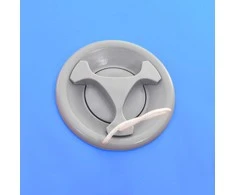Gimnastikos ritinys su pompa, mėlynas, 120x90cm, PVC