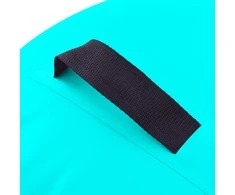 Gimnastikos ritinys su pompa, žalias, 120x90cm, PVC