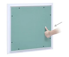 Gipso kartono plokštė su aliuminiu rėmu, 300x300mm