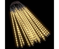 Girlianda meteorų lietus, 20vnt., 50cm, 720 šiltų baltų LED