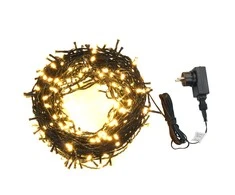 Girlianda su 2000 LED lempučių, šilta balta, 200mm, IP44