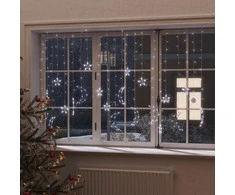 Girlianda žvaigždės ir mėnuliai, 345 šaltos baltos LED lemputės