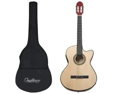 Gitaros rinkinys su ekvalaizeriu, 12 dalių, 6 stygos