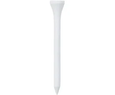 Golfo kamuoliukų laikikliai, 1000vnt., baltas, 83mm, bambukas