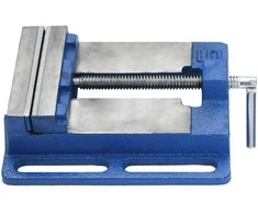 Grąžtas Gręžimo preso spaustuvas, mėlynos spalvos, 121mm, ketus