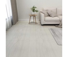 Grindų plokštės, 55vnt., kreminės, 5,11m², PVC, prilimpančios