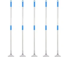 Grindų valytuvo rankenos, 5vnt., 119,5cm, plienas ir plastikas