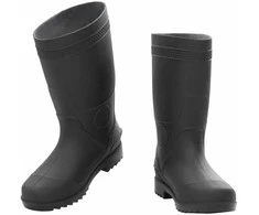 Guminiai batai, juodos spalvos, PVC, 39 dydžio