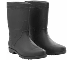 Guminiai batai, juodos spalvos, PVC, 46 dydžio