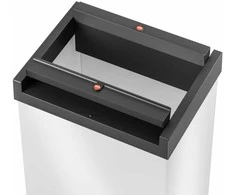 Hailo Šiukšliadėžė Big-Box Swing, baltos spalvos, 52l, XL dydžio