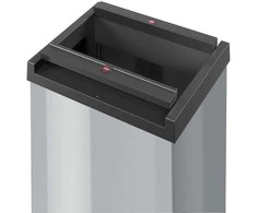 Hailo Šiukšliadėžė Big-Box Swing, sidabrinės spalvos, 52l, XL dydžio