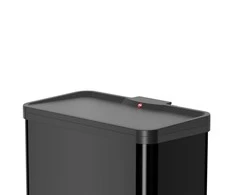 Hailo Šiukšliadėžė su pedalu Oko Duo Plus, juoda, 17l+9l, L dydžio