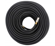 Hibridinė oro žarna, juodos spalvos, 0,6", 100m, guma ir PVC