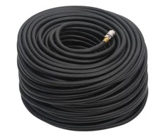 Hibridinė oro žarna, juodos spalvos, 0,6", 100m, guma ir PVC