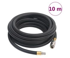 Hibridinė oro žarna, juodos spalvos, 0,6", 10m, guma ir PVC