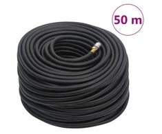 Hibridinė oro žarna, juodos spalvos, 0,6", 50m, guma ir PVC
