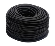 Hibridinė oro žarna, juodos spalvos, 0,6", 50m, guma ir PVC