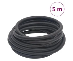 Hibridinė oro žarna, juodos spalvos, 0,6", 5m, guma ir PVC
