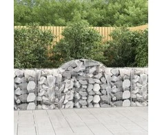 Išlenkti gabiono krepšiai, 11vnt., 200x50x80/100cm, geležis