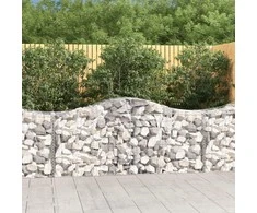 Išlenkti gabiono krepšiai, 13vnt., 200x50x80/100cm, geležis