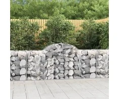 Išlenkti gabiono krepšiai, 25vnt., 200x50x80/100cm, geležis