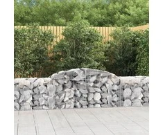 Išlenkti gabiono krepšiai, 30vnt., 300x50x60/80cm, geležis